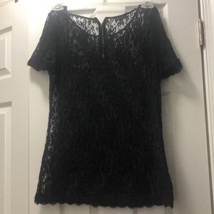 Express Lace Short Sleeve Shirt
